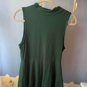 mock turtle neck dress